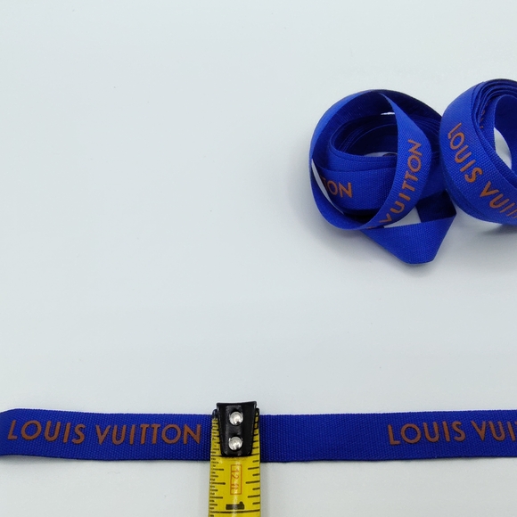 Louis Vuitton Royal Blue Ribbon Two (2) Yards Authentic Boutique Packaging - Picture 3 of 3